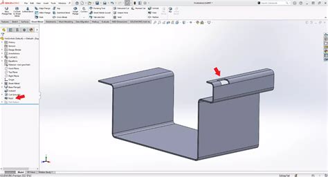 solidworks model a rolled part in sheet metal|folding sheet metal in solidworks.